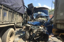 Va chạm liên hoàn trên Xa Lộ Hà Nội, 2 người thương vong ở Sài Gòn.