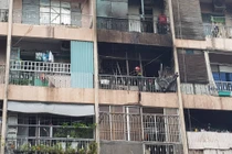 Lực lượng chức năng tại hiện trường.