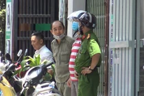 Công an phong toả hiện trường.