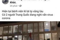 Công an mời làm việc với người đăng tải 2 người Trung Quốc nhập viện nghi vấn virus corona.