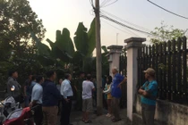 Công an phong toả hiện trường.