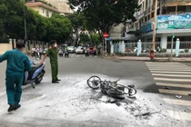 Hiện trường vụ việc.