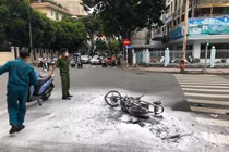 Hiện trường vụ việc.