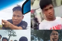 Nhóm giang hồ chặn vây xe công an ở tỉnh Đồng Nai.