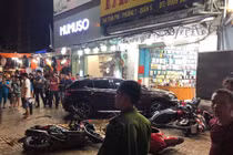 Hiện trường vụ tai nạn. Ảnh: HẠO NAM 