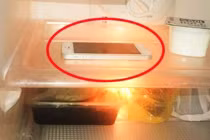 Đãng trí bỏ quên điện thoại trong tủ lạnh nào ngờ lợi ích tuyệt vời