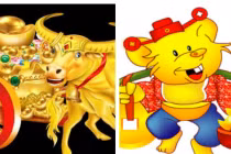 3 con giáp chuẩn bị may túi 3 gang đựng may mắn, tiền tình