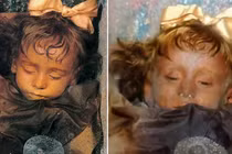 Xác ướp "thiên thần" liên tục mở mắt, ai thấy cũng rùng mình 