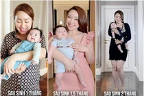 Vợ Chi Bảo khoe ảnh "xấu xí" sau sinh, nói "không dám nhìn lại"