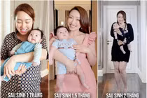 Vợ Chi Bảo khoe ảnh "xấu xí" sau sinh, nói "không dám nhìn lại"