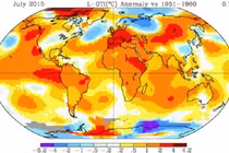 Báo động đỏ của LHQ: Trái đất “bốc hỏa” cao nhất suốt 7 năm 