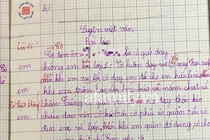 Viết văn tả cô giáo, học sinh có màn “bẻ lái” cực bất ngờ 