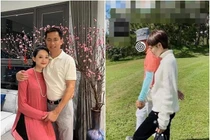 Lộ loạt ảnh 'anh nương tựa' cầm tay hôn má Hiền Hồ