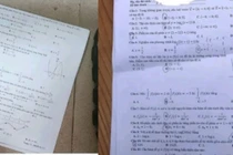 Một thí sinh làm lộ đề thi Toán tốt nghiệp THPT, đăng lên mạng nhờ giải hộ