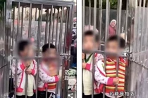 Đôi vợ chồng Trung Quốc nhốt con vào lồng thép vì sợ lạc