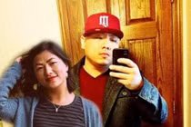 Lò Thị Mai và bạn trai thể hiện tình cảm trên mạng xã hội