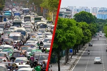 Hà Nội ngày thường và trong thời gian siết chặt giãn cách