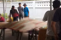 Quặn lòng nhìn cảnh mẹ ôm con trong vụ cả gia đình chết cháy