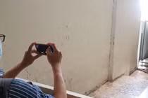 Công an phong toả hiện trường.