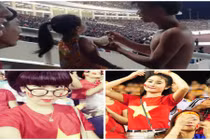 Bóng hồng rạng rỡ và khoảnh khắc “độc” tại sân Mỹ Đình