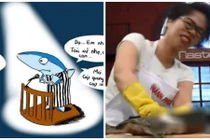 Ảnh bão mạng: Cá mập cắn cáp quang, sư thầy “sành điệu“