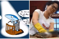 Ảnh bão mạng: Cá mập cắn cáp quang, sư thầy “sành điệu“