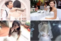 Cô dâu trẻ đua nhau mặc áo cưới khoe hình xăm khủng