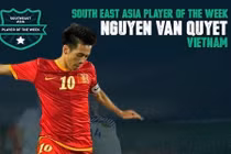 Văn Quyết được chọn là cầu thủ xuất sắc nhất Đông Nam Á