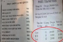 Thực đơn quán nhậu toàn món “vũ nữ”, “chân dài”