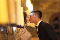 Cầu thủ Thanh Hóa khoe ảnh cưới với vợ trắng xinh