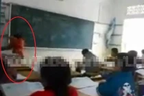 Cô giáo Sơn La cầm thước đánh vào đầu, mặt học sinh