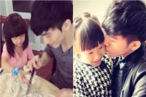 Anh trai, em gái đáng yêu cách nhau 18 tuổi gây sốt