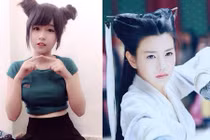 Gái xinh 9X nổi như cồn vì kiểu tóc Tiểu Long Nữ