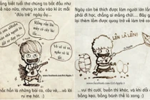 Dân mạng 9X phát cuồng vì truyện tranh “Tuổi thơ tôi“