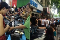 Nườm nượp săn hàng hiệu Gucci, Milano trốn thuế trên Đinh Lễ