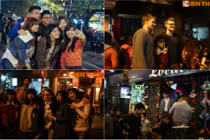 Giới trẻ Hà Nội, khách tây ăn chơi tưng bừng đêm Noel