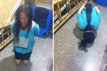 Nữ trộm bị chủ cửa hàng quần áo làm nhục giữa chợ