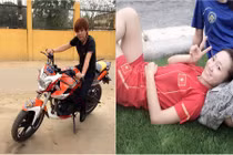 Nữ sinh quần đùi áo số tranh ngôi hoa khôi bóng đá