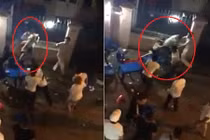 Cô gái bị đám thanh niên đánh dã man ở quán nhậu