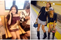 Chộp nhan sắc nữ sinh châu Á nơi công cộng (2)