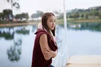 Hot girl bánh tráng trộn ngượng ngùng khi lần đầu làm mẫu ảnh