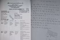 Phòng vé Vietnam Airlines bị tố chơi bẩn khách hàng