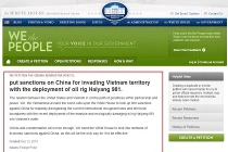 Gần đủ 100 nghìn chữ ký kêu gọi Mỹ trừng phạt TQ