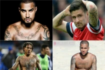 Sao World Cup dữ dằn, nam tính với hình xăm “hổ báo“