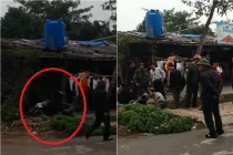 Thanh niên lao xuống hố vì lượn lách tránh dân phòng