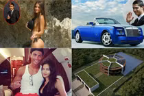 Thú chơi sốc, ném tiền qua cửa sổ của sao bóng đá