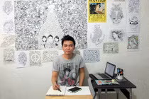 Họa sĩ 9X nổi tiếng tự nhận “chỉ vẽ nguệch ngoạc“