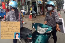 Mẹ rong ruổi trên đường đeo biển tìm con gái