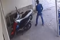 Trộm phá khóa, chôm xe tay ga nhanh như chảo chớp