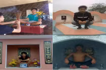 Trèo lên bàn thờ chụp ảnh “tự sướng” - trò vui phản cảm